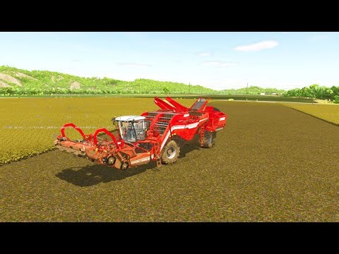 Potatoes harvesting Judith plains farm fs25