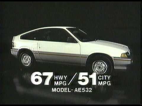 1984 Honda Civic CRX Commercial