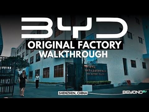 BYD's Original Factory - Shenzhen, China (Walkthrough Tour)