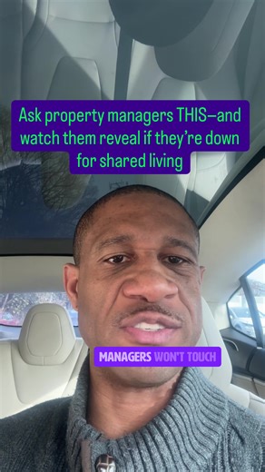 Most people think property managers won’t touch shared living. They’re dead wrong. I’ve been doing this for several years and I work WITH property managers all the time. Here’s the secret most people miss: You don’t need to convince them about “shared living” (that scares them). You just need to ask ONE simple question: “Do you do corporate rentals?” If they say yes—boom. You’re in. Because corporate rentals = subleasing. Now you’re not the “risky shared living person”—you’re just another client