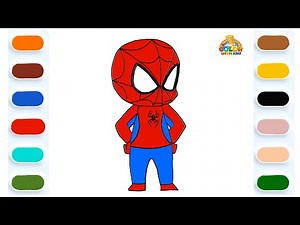 Learn to Draw Chibi Deadpool - Drawing and Coloring Tutorial for Kids