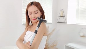 EASACE Lotion Applicator for Back Body with Long Handle Adjustable Roller for Back Self