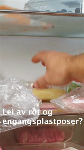 7.1K views | Fresh & Easy gjør det enkelt å holde orden: ✅ Alt på sin plass ✅ Mer plass i kjøleskapet ✅ Holder maten fersk lenger  Gjør kjøleskapet til en drøm å åpne – bestill nå! | Fresh & Easy | Facebook