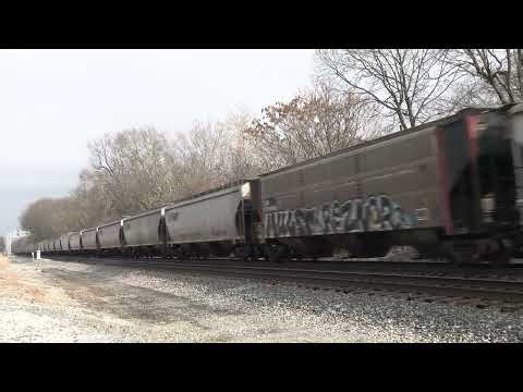 NORFOLK SOUTHERN GE AC44C6M Southbound Grain Train
