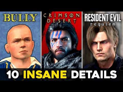 10 INSANE Hidden Details in Video Games (Crimson Desert & More)