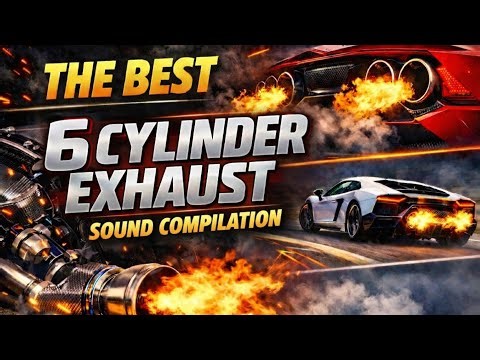 The best 6 cylinder exhaust sound compilation