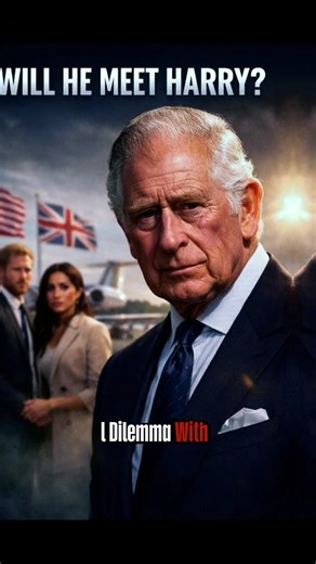 King Charles in Dilemma: Will He Meet Harry in the US? 👑#charles #harryandmeghan #britishroyalfamily