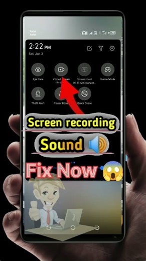 Screen Recording Sound On Android – Fix No Sound! #shorts #tech #ytshorts #trending
