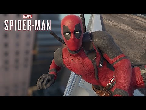 Spider-Man PC - Ryan Reynolds Deadpool MOD Free Roam Gameplay!