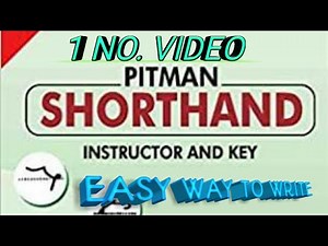 How to learn shorthand writing in english