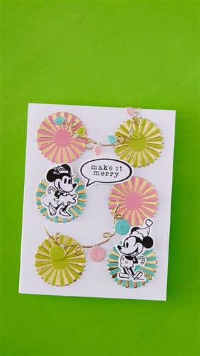 Holiday magic, mouse style! 🐭🎄 Watch as the Flags & Banners Dies, Holiday Wreath Dies, and Classic Mouse Stamps come together to make this merry little card. Perfect for spreading cheer with a playful twist. 💌 Shop now → https://spellbinders.shop/4pDRMxC #cardmaking #christmascards | Spellbinders Paper Arts