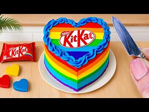 Satisfying Rainbow Chocolate Cake: Creative Heart Decorating Tips!