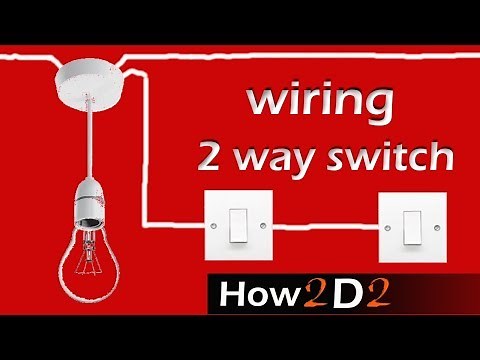 LIGHT SWITCH Wiring 2 way switch How to wire 2-way light switch