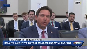 Florida Gov. Ron DeSantis asks Kentucky to support balanced budget amendment