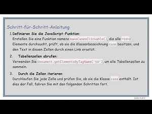 So fügen Sie ganz einfach mit CSS einen Link in Ihre HTML-Tabellen ein