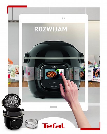 48K views · 45 reactions | Setki przepisów w aplikacji i dania gotowe nawet w 10 minut! Tefal Cook4me Touch zrobi z Ciebie szefa kuchni za jednym dotknięciem Gotowi na kulinarną przygodę? https://bit.ly/3xg9Hln | Tefal | Facebook