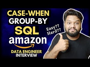 SQL Question in AMAZON Interview🔥Practice it Before Your Interviews😎 DE, Data Scientist, Analyst❤️