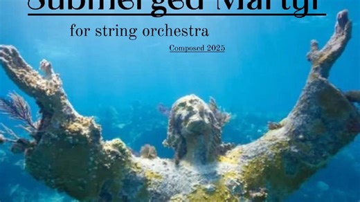 Mena C. Williams on Instagram: "Submerged Martyr (2025) for String Orchestra and Solo instruments (piccolo, f-horn, trumpet in c, violin, & cello) ----- Submerged Martyr surrounds the audience in an ethereal sound that symbolize hope and spiritual resilience. Full Score video available to watch on my website & YouTube. #stringorchestra #contemporarymusic #programmusic"