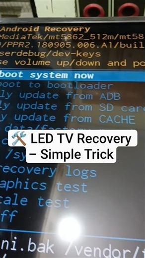 📺 LED TV Recover – Simple Trick #trending #viral #shortvideo