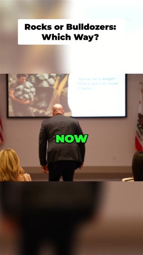 Old ways vs. new ways: Stop carrying rocks, start using bulldozers. We'll show you how it's done! #Efficiency #Productivity #RealEstate #ValueAudit
