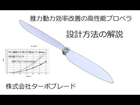 高性能プロペラの設計
