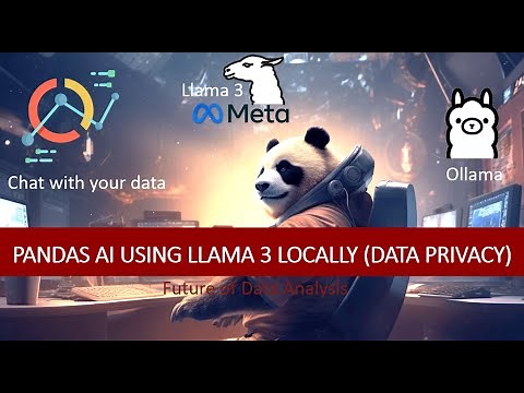 How to integrtae Pandas AI with local LLM using Ollama? | Private & Free | Ollama | AI | llama3