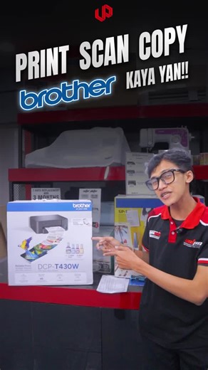 PRINT, SCAN, COPY tapos meron pang mobile connect feature? Sa brother printer kaya yan! #UniprintPH #printers #brother #PrintingBusiness