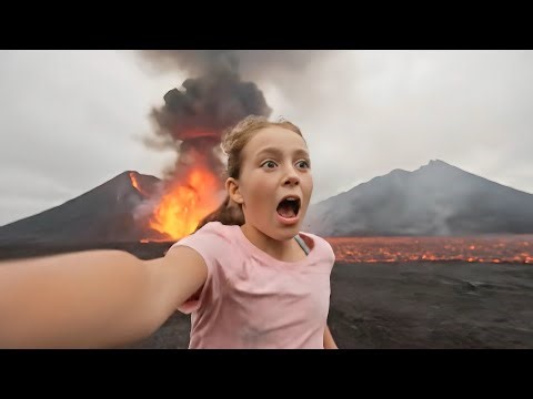 the volcano exploded..
