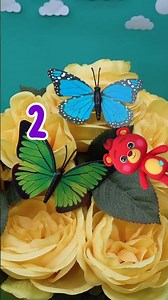 Boba The Butterfly Bear! 🐻CoComelon Craft & Flower Power Party #kids #shorts