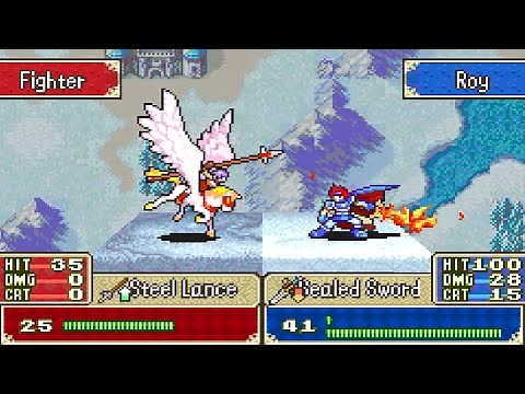 Fire Emblem: Sword of Seals – All Critical Animations [GBA Showcase]