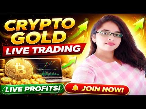 Crypto & gold live trading 3 april #shorts #btclive #goldlive #cryptolive #viral_short