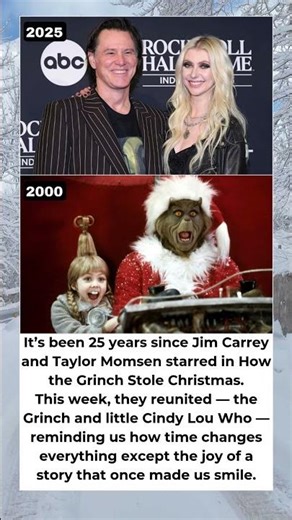 25 YEARS LATER: THE GRINCH & CINDY LOU WHO REUNITE 💚
