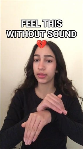 Feel This Song Without Sound — Washing Machine Heart ASL Cover 💔 #Shorts