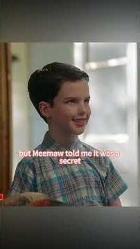 Sheldon can remember when he was 23 months old