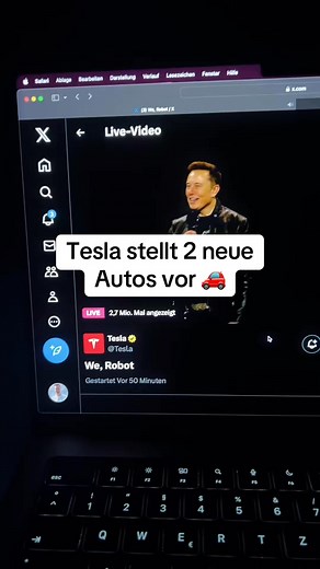 32K views · 110 reactions | Tesla stellt zwei neue Autos vor. Einmal „Cybercab“ und einmal „Rowoven“, ein Bus für bis zu 20 Personen. #tesla #werobot #cybercab #robovan #robotaxi | Tesla Tim | Facebook