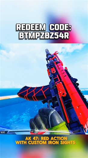 CODM Redeem Code 🔥 Free AK47 Red Action Skin | New Redeem Code 2026