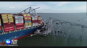 13K views · 50 reactions | The U.S. Coast Guard says the cargo ship that crashed into a Baltimore bridge had undergone engine maintenance shortly before the deadly collision. As the investigation continues, two bodies have now been recovered from the water. | 10 News | Facebook