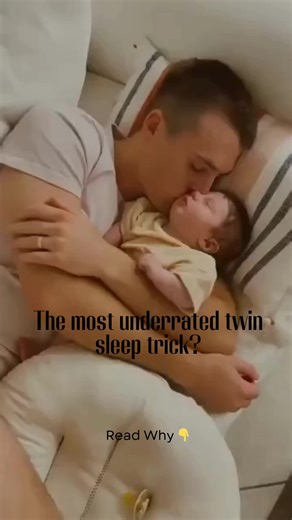 When dads are part of bedtime, twins sleep better. And no, it’s not just “helpful.” It’s powerful. Here’s why it matters for twins: 🧠 Dads help lower cortisol (the stress hormone), especially after busy, overtired days 💤 Lower stress = fewer night wake-ups (yes, even when one twin wakes the other) ❤️ It gives mom real recovery time, which supports mental health, energy, and milk supply With twins, bedtime isn’t just about sleep. It’s about co-regulation, repetition, and shared care, done the s