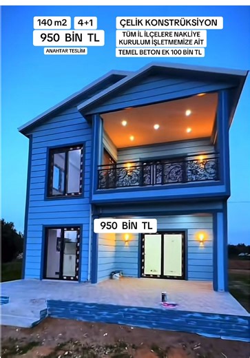 Prefabrik Evler: Anahtar Teslim Çelik Ev Kurulumu