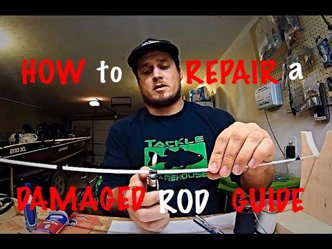 How to repair broken or damaged fishing rod