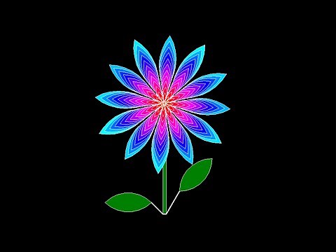 Unveiling Nature's Beauty: Captivating Flower Drawing with Python Turtle #flowerart #pythonturtle