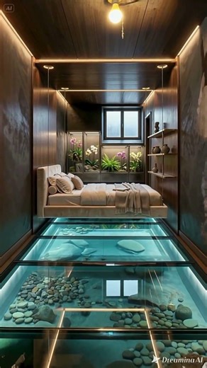 Sleeping on Water? 🌊 You won't believe the transformation! ✨ #luxury