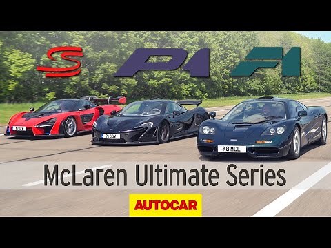 マクラーレン比較試乗 F1 vs P1 vs セナ ハイパーカーの血統は AUTOCAR JAPAN