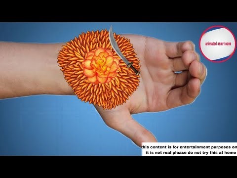 Hand cleaning asmr deep clean treatment animation video