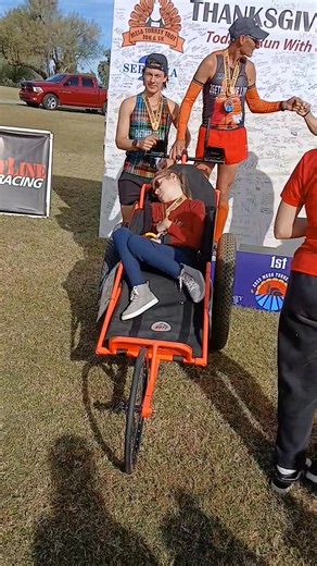 Getting her second place medal. Thanks Timothy Bolen and Dillion. A grayt job guys | Thomas Gray