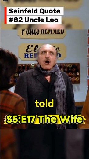 "Are you ashamed of your uncle?" | Seinfeld | #shorts #seinfeld