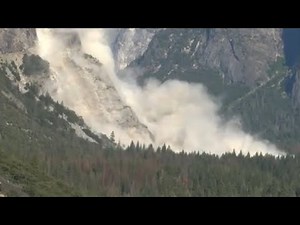 Second rockfall in Yosemite injures one person – video report