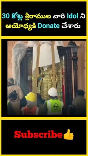 30 కోట్ల శ్రీరాముల వారి Idol ని అయోధ్యకి Donate చేశారు | #factsmaava