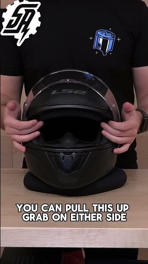 LS2 Rapid II Helmet Face Shield Change - SpeedAddicts.com #shorts