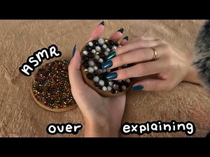 ASMR Over Explaining Random Items! Whispered Tapping & Scratching